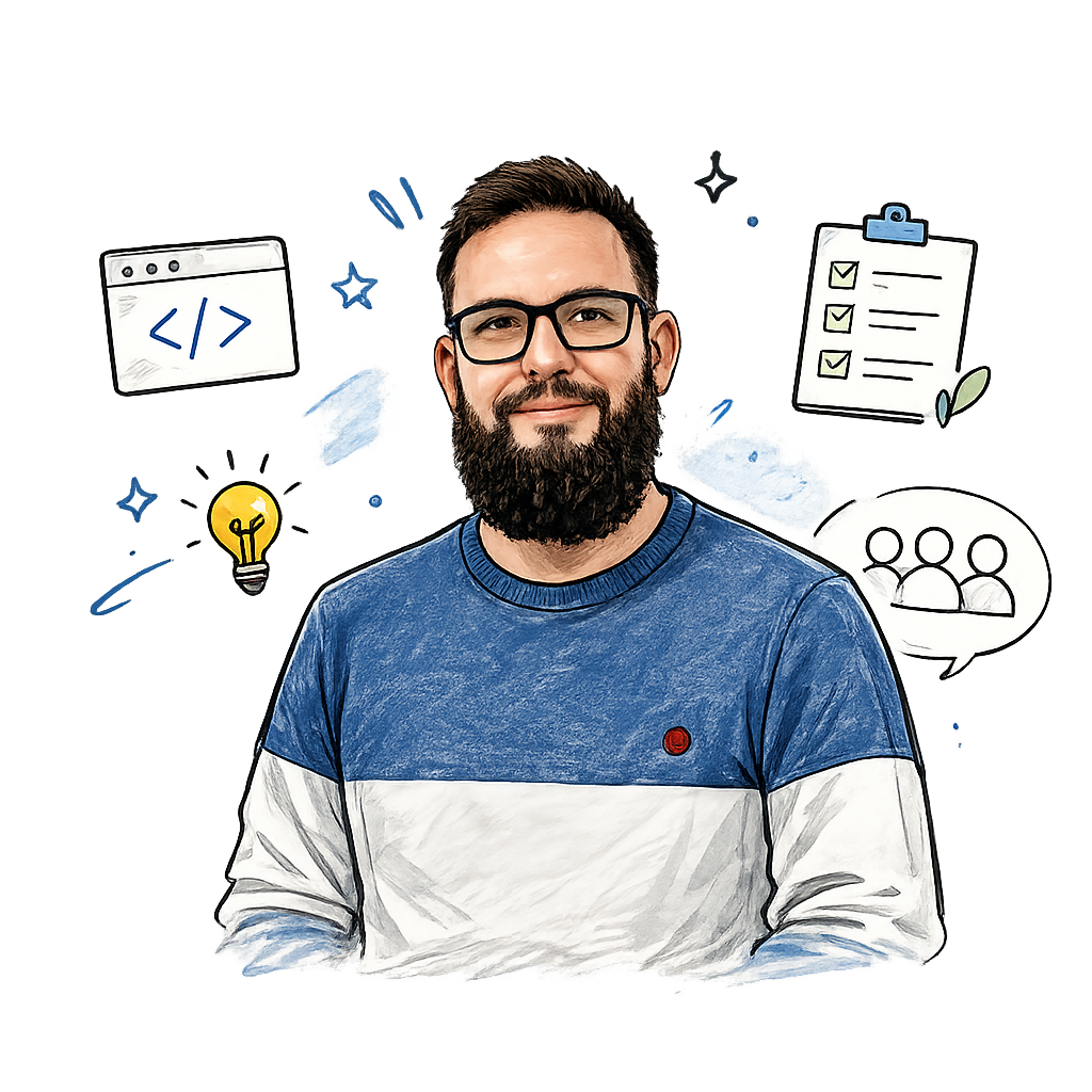 Ilustración de José María Santos, Frontend Tech Lead