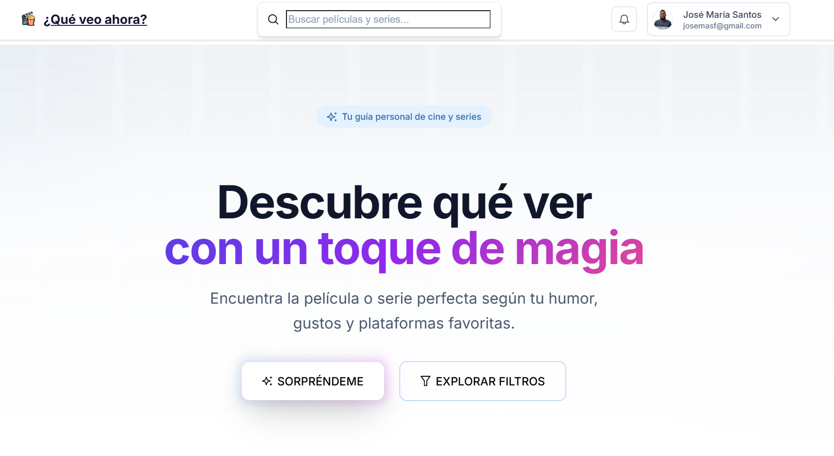 Qué Veo Ahora - La App cover